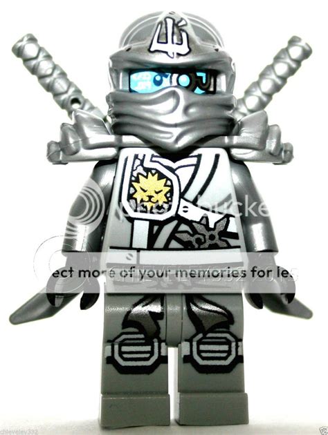 Lego Ninjago Titanium Zane Ninja Minifigure With Twin Swords New