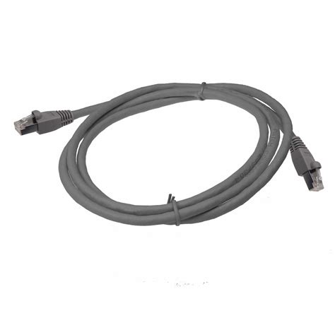 NTW 5 Cat6a Snagless Shielded STP Network Patch Cable Gray