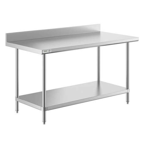 Mesa De Inox Para Cozinha 150x76x85cm Zahav Inox Maesttro Maesttro