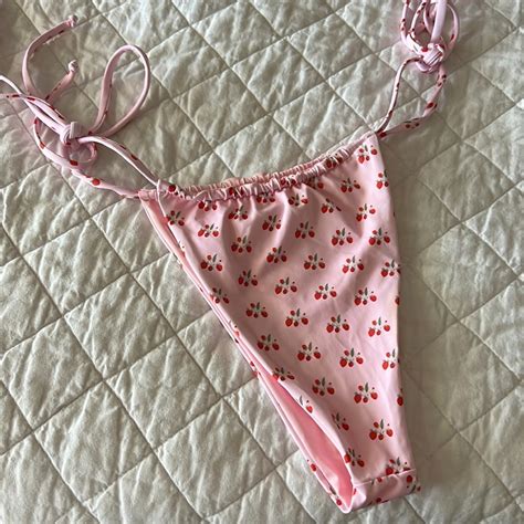 Tia String Bikini In Baby Berry Gem