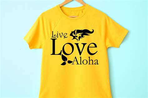 Live Love Aloha Svg Design Graphic By Anup Ray · Creative Fabrica