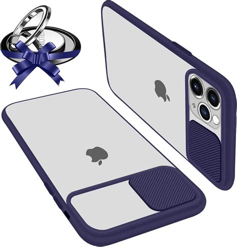 UNIOTEK Coque avec Protection Caméra Glissante Compatible avec iPhone