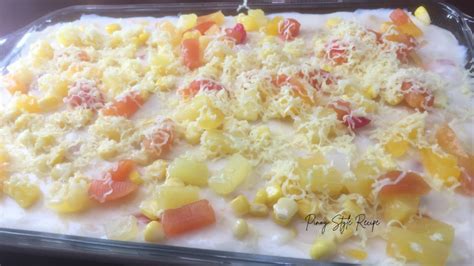 Creamy Fruity Maja Blanca Pinoy Style Recipe