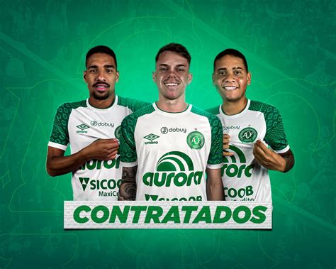 Chapecoense oficializa contratação de mais três jogadores ClicRDC