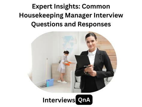 Top Housekeeping Manager Interview Questions And Answers