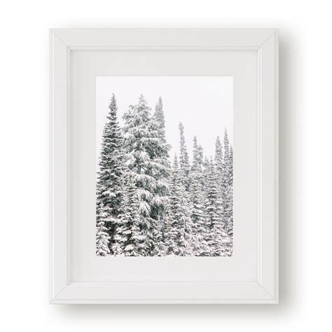 Winter Wonderland Canvas Art Print Etsy