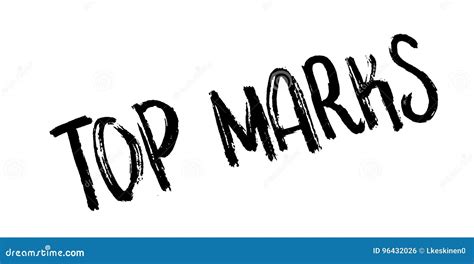 Top Marks Rubber Stamp Stock Vector Illustration Of Product 96432026