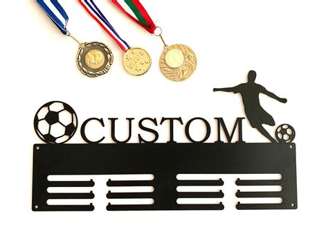 Your Custom Design Here Soccer Medal Hanger Personalized Football Medal