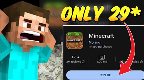 Minecraft In 29 Rs On Playstore 🤩 No Clickbat Literally Youtube