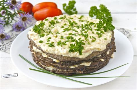 Печеночный торт из говяжьей печени - рецепт с фото на Pojrem.ru