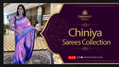 Chiniya Sarees Collection Live By Kalamandir Royale WhatsApp Number