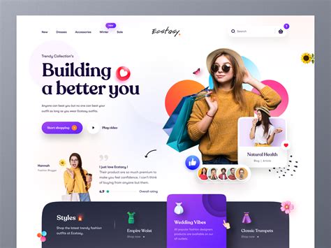 clothing store web ui  farzan faruk  orizon uiux design agency