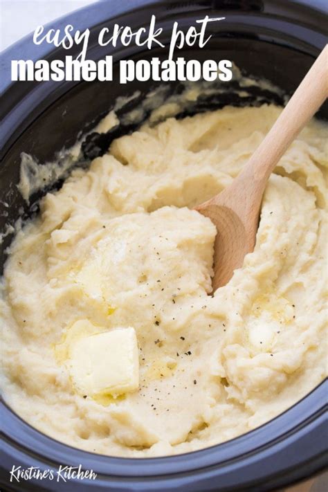 Crock Pot Mashed Potatoes No Boil