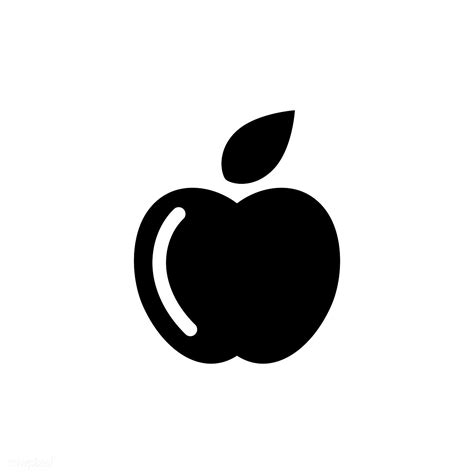 Black colored apple logo vector | free image by rawpixel.com / NingZk V ...