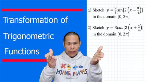 Transformation Of Trigonometric Functions Part 1 Youtube