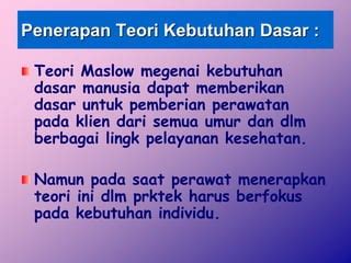 Materi Pemenuhan Kebutuhan Dasar Manusia PPT