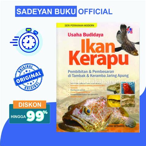 Jual SPM Usaha Budidaya Ikan Kerapu Pembibitan Pembesaran Doni