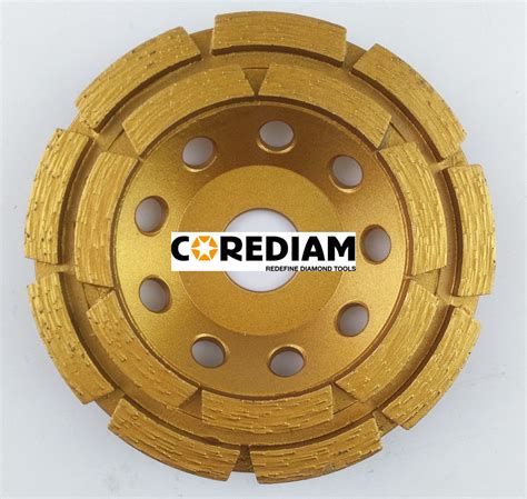 125mm Double Row Cup Wheel For Grinding Concrete With Angle Grinder