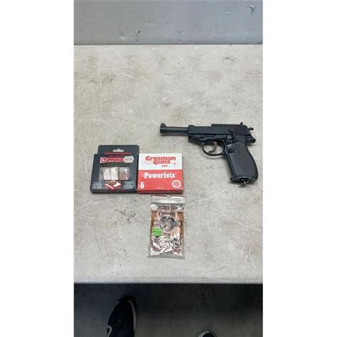 Crosman 338 Auto Bb Gun With Copper Bbs