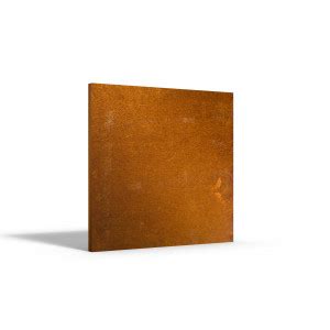 Plaque Acier Corten Carr E Sur Mesure John Steel