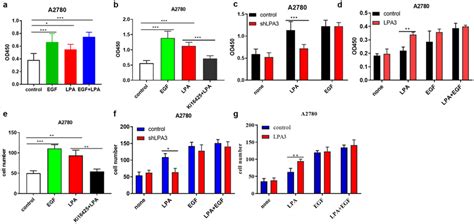 LPA3-mediated proliferation and migration in response to LPA in ovarian ...