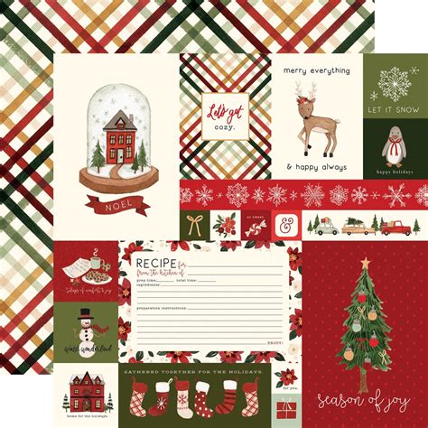 Carta Bella Paper Co Hello Christmas Collection Kit Twelve Etsy