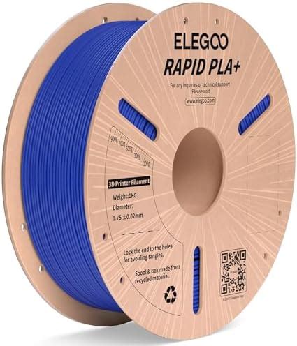 Amazon ELEGOO PLA Filament 1 75mm Dark Blue 1KG High Toughness