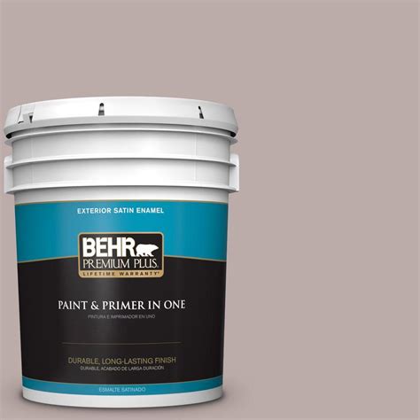 BEHR Premium Plus 5 Gal 730B 4 Winter Cocoa Satin Enamel Exterior