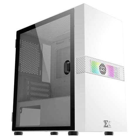 Vỏ case Xigmatek FADIL ARTIC 1F EN48083 Màu Trắng 1 Fan RGB