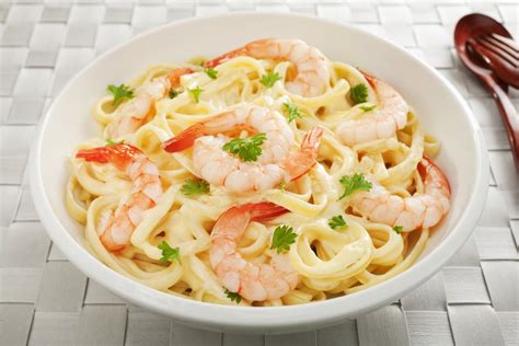 Recette pâtes aux crevettes