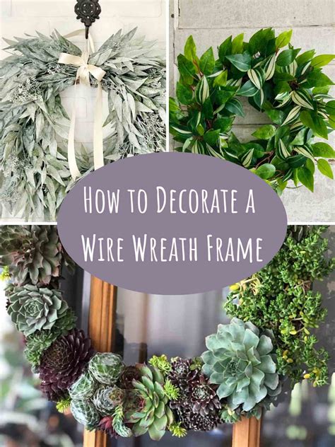 How To Decorate A Wire Wreath Frame Easy Diy Pink Pop Design