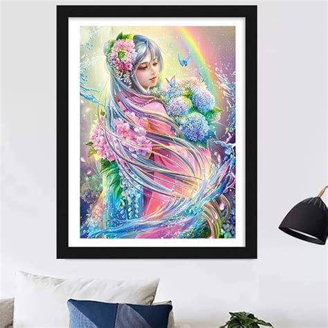 1 Set Of Girl Characters Pattern Rhinestone Diamond Painting Diamonds