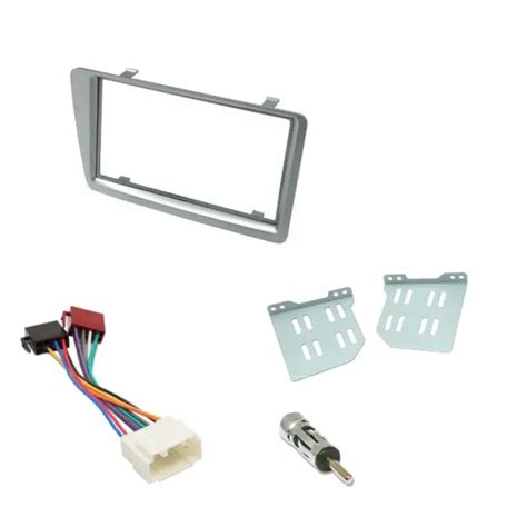 Honda Civic Car Cd Stereo Radio Double Din Silver Facia Fascia Fitting