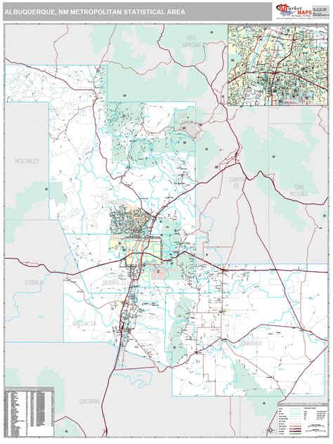 Albuquerque Zip Code Map Metro