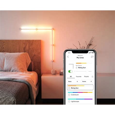 NANOLEAF Lines Squared Starter Kit 4 Panels IPon Hu