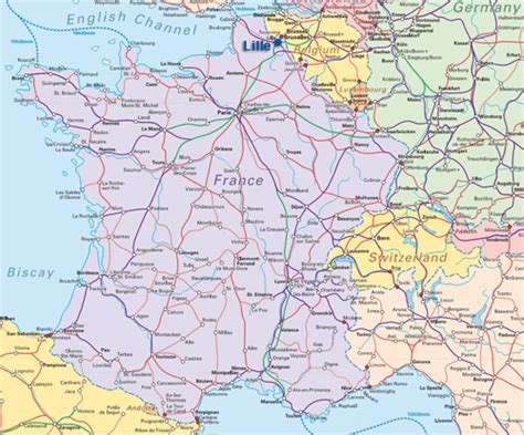 Outfit Map Of Western France Map Of France To Print