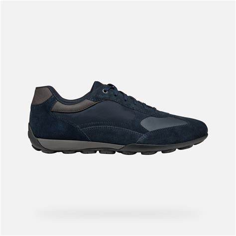 Geox SNAKE 2 0 MAN Navy Low Top Sneakers Geox