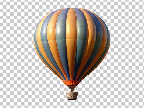 Flying Hot Air Balloon Premium AI Generated PSD