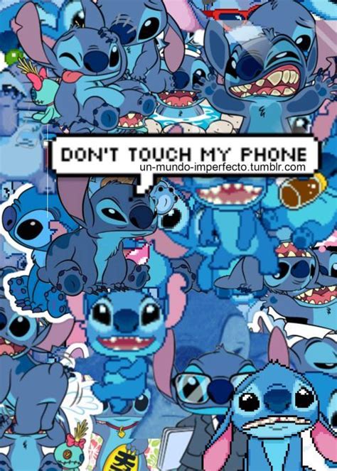 Cute Lock Screen Stitch Aesthetic Wallpaper Cartoon Wallpaper Iphone