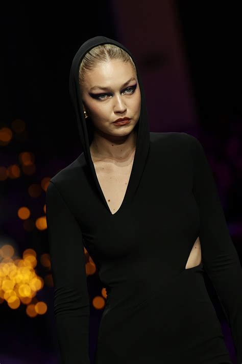 Gigi Hadid Walks The Runway Of The Versace Fashion Show In Milan 09