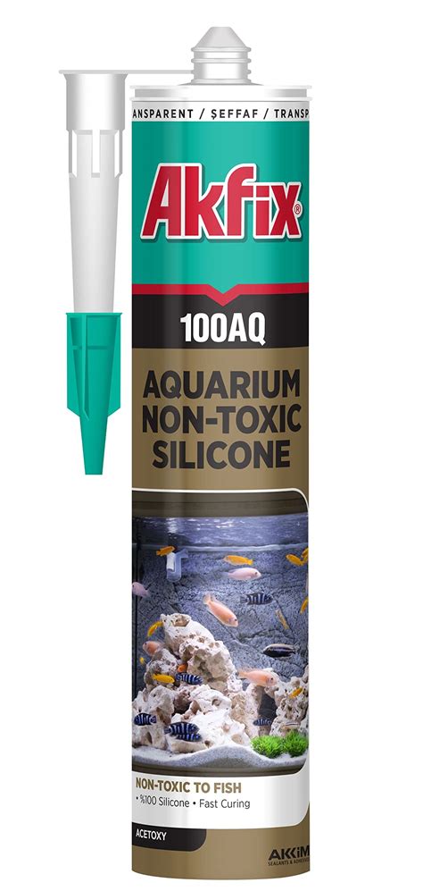 Buy Akfix Aq Aquarium Silicone Sealant Clear Non Toxic Solvent