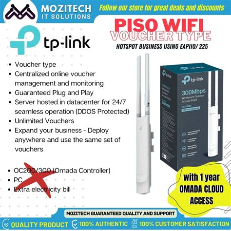 Piso Wifi Hotspot Business With Free 1 Year Cloud Access Lazada Ph