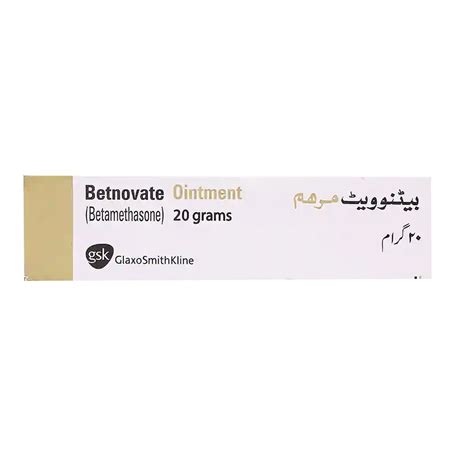 Buy Gsk Betnovate Cream 20g Online In Pakistan My Vitamin Store