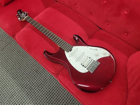 Olp Mm4 Electric Guitar Cherry Red Sparkle Reverb