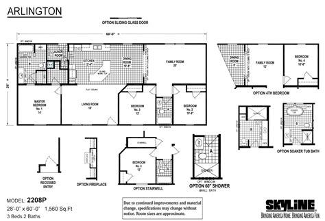 Arlington Mobile Home Floor Plan Floorplans Click