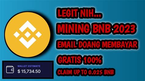 MINING BNB ANDROID 2023 TERCEPAT GRATIS 2022 SITUS MINING BINANCE