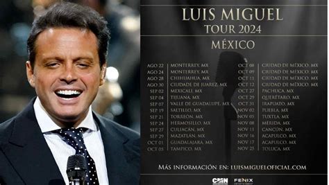 Luis Miguel Anuncia Nuevas Fechas En M Xico Para