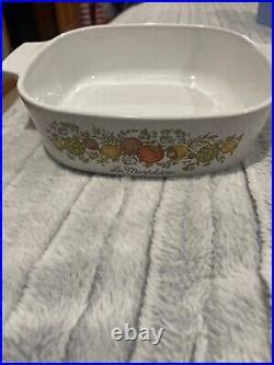 Vintage Corning Ware Spice Of Life La Marjolaine A 2 B Casserole Dish