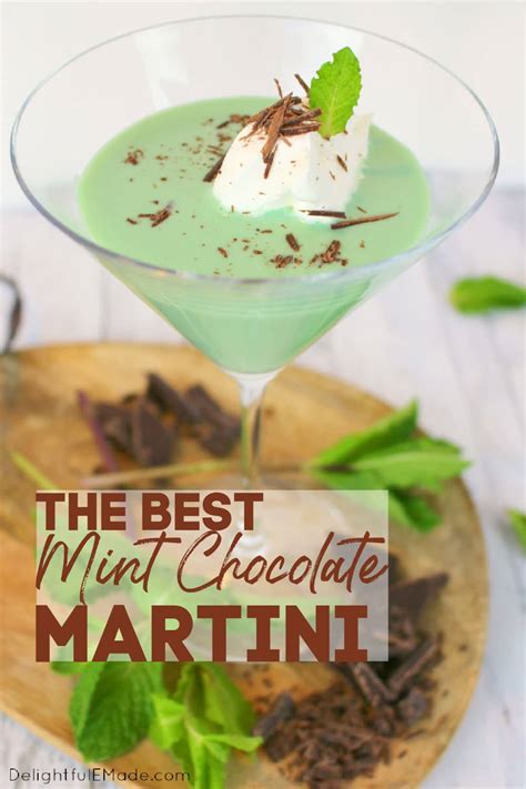 Mint Chocolate Martini The Best Mint Martini With Just 4 Ingredients