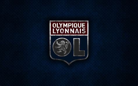 The Logo For Olympique L Onnaiis Is Shown In Grey And Red